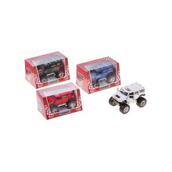 

KINSMART Hummer H2 Off-Road 2008, метал, инерц., в кор. 16х9х9 /96-4/