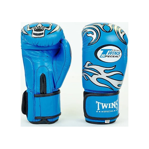 

Перчатки боксерские кожаные Twins MA-5436-B вес 10oz Синий