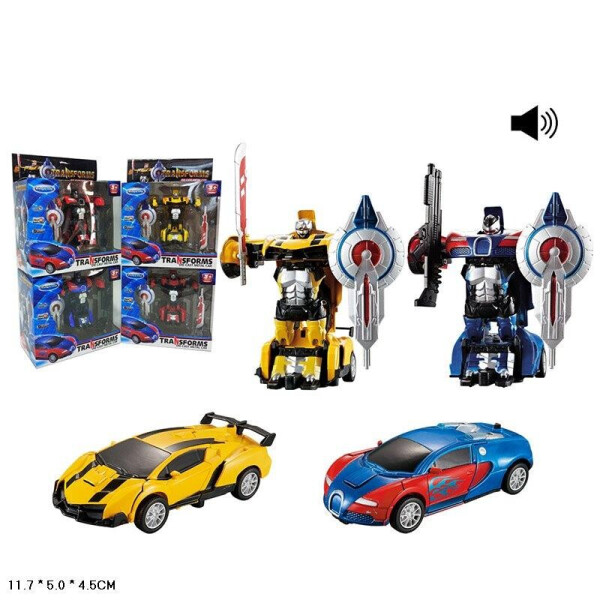 

Трансформер металл, звук, 2 вида, 4 цвета, в кор. 11,7*5*4,5 см /96-2/