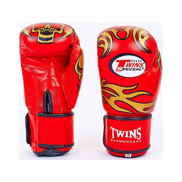 

Перчатки боксерские кожаные Twins MA-5436-R вес 12oz Красный
