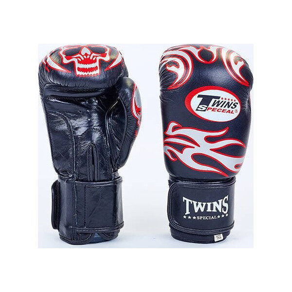 

Перчатки боксерские кожаные Twins MA-5436-BK вес 12oz Черный