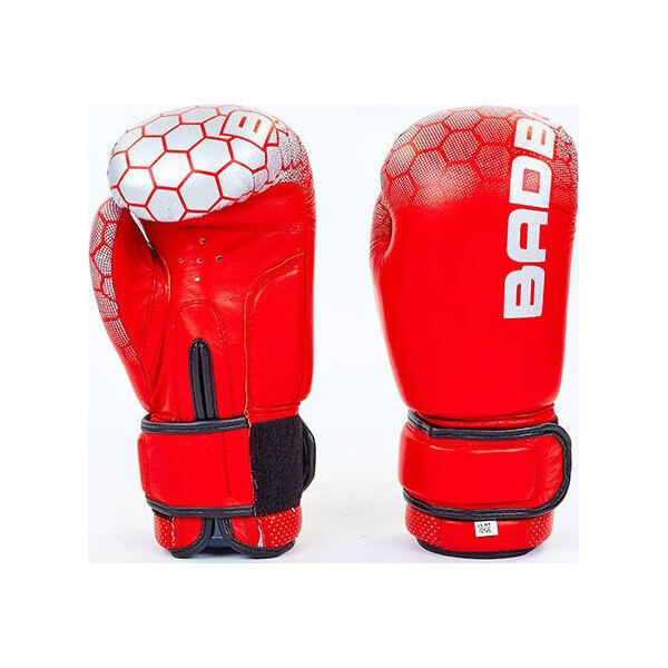 

Перчатки боксерские кожаные Bad Boy MA-5434-R вес 10oz Красный