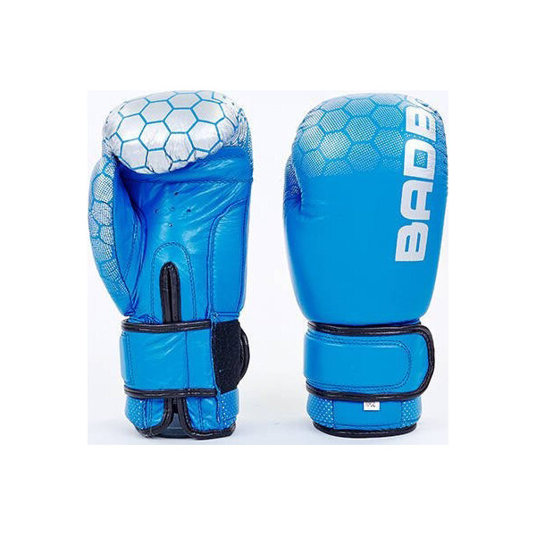 

Перчатки боксерские кожаные Bad Boy MA-5434-B вес 10oz Голубой