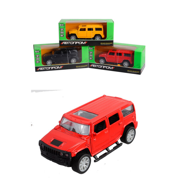 

Машина металл АВТОПРОМ,1:32,3 цвета,откр.двери, в кор.16*7*7см /96-4/