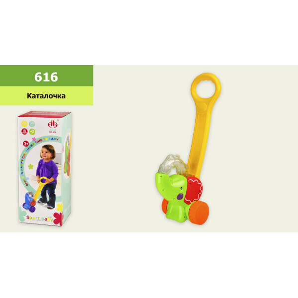 

Каталочка музыкальная, р-р игрушки - 18*15*48см, в кор 16*15*40см /18-2/