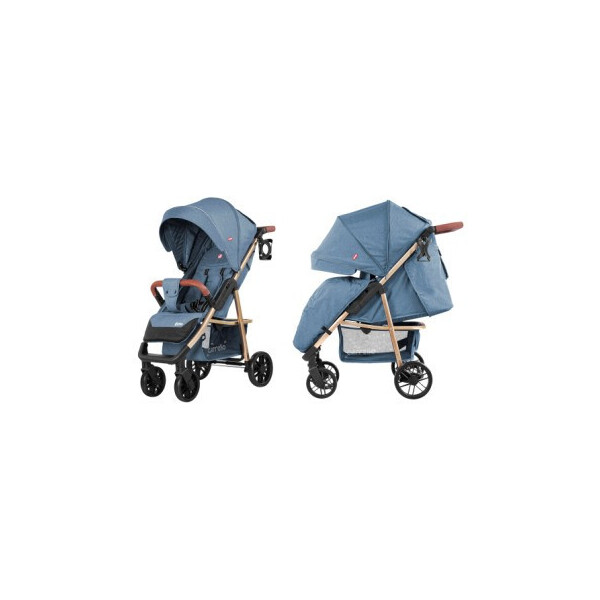 Коляска прогулочная CARRELLO Echo CRL-8508/1 Azure Blue +дождевик L /1/ MOQ