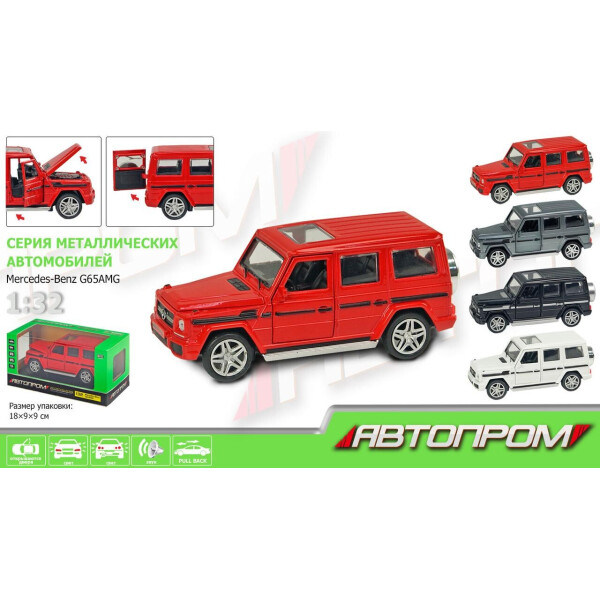 

Машина металл. АВТОПРОМ,откр.двери,батар.,свет,звук в кор. 18*9*9см /72-2/