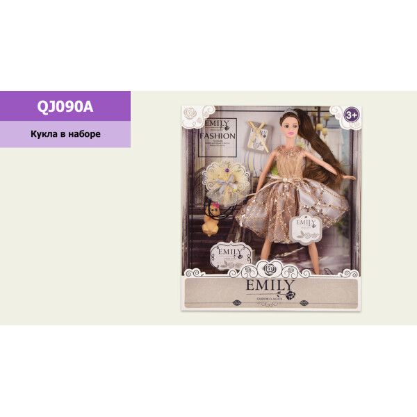 

Кукла Emily с аксессуарами, р-р куклы-29 см, в кор. 28.5*6.5*32.5см /48-2/