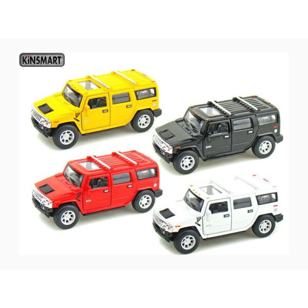 

KINSMART HUMMER H2 SUV (2008) м Hummer H2, метал, инерц., в кор. 16х8х7 /96-4