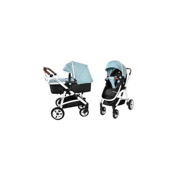 

Коляска прогулочная CARRELLO Fortuna CRL-9001/1 Hawaii Blue 2в1 c матрасом /1/