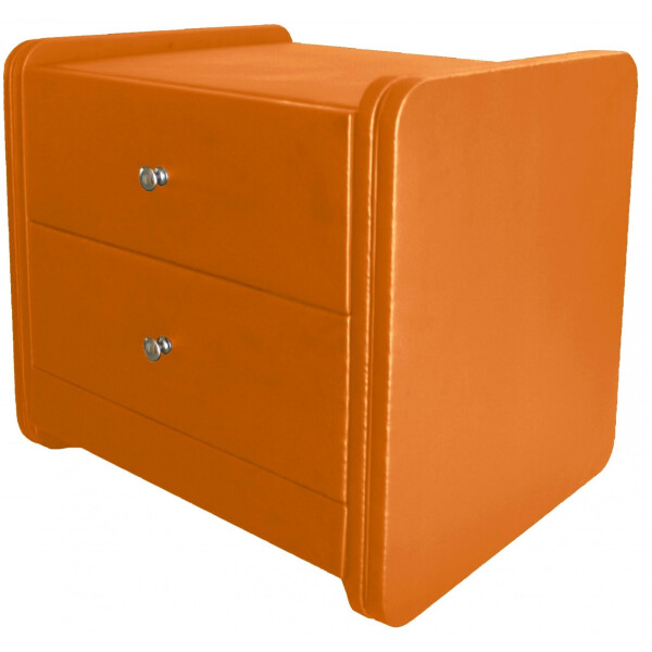 

Тумба прикроватная Richman Меган с обивкой лицевых панелей 430 x 540 x H520 Флай 2218 Оранжевая