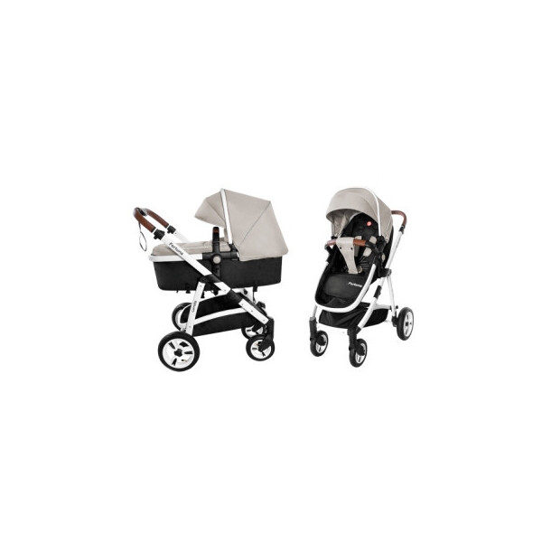 

Коляска прогулочная CARRELLO Fortuna CRL-9001/1 Peanut Beige 2в1 c матрасом /1/