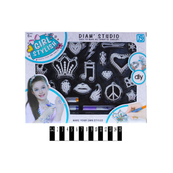 

Набір для творчості Біжутерія своїми руками Diam Studio кор. 26*4*19,5см /36/