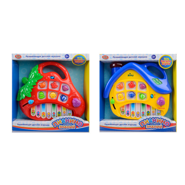

Орган PLAY SMART 0797A/B Пианино знаний с животными батар.2в.кор.26*5,5*25 ш.к./60/