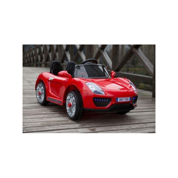 

Эл-мобиль T-7616 EVA RED легковая на Bluetooth 2.4G Р/У 12V4.5AH мотор 2*15W 109*62*48/1/
