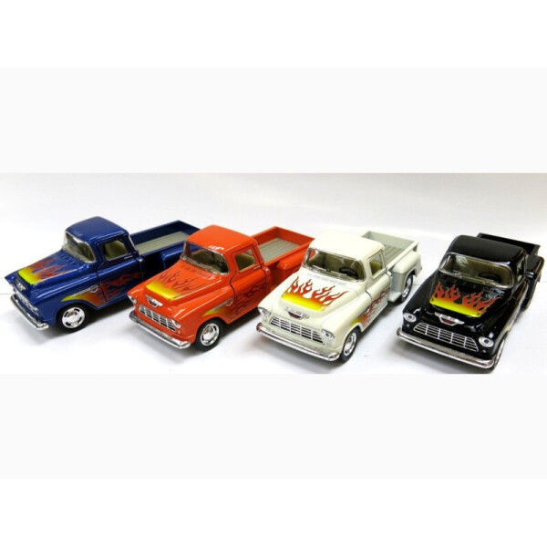 

Модель джип 5 KT5330FW CHEVY STEPSIDE PICK-UP (1955) метал.инерц.откр.дв. 1:32 кор.ш.к./96/