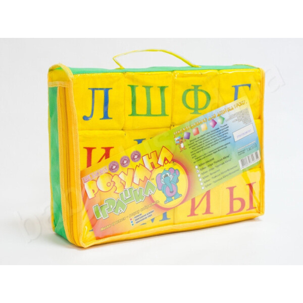 

Кубики мягкие 12 шт. Абетка /42/