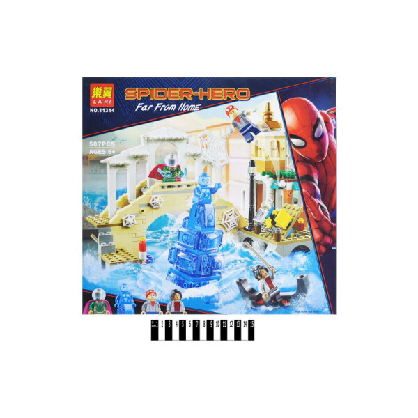 

Конструктор '' SUPER HEROES '' SPIDERMAN: Нападение Гидромена '', 495дет. , В кор, р.33 x 31 x 7,5 см / 24 /