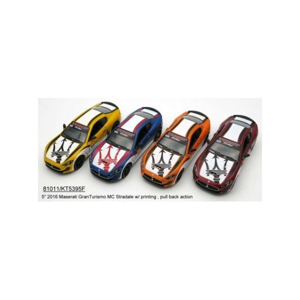 

Модель легковая KT5395FW 5 2016 Maserati GranTurismo MC Stradale метал.инерц.откр.дв.кор./96/