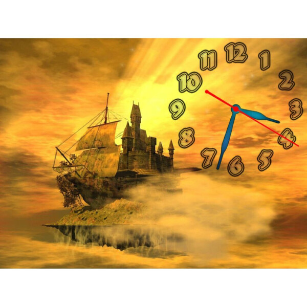 

Настенные часы с пейзажем Aim Морской пейзаж, 30х40 см