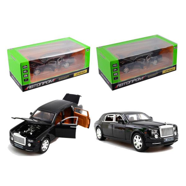

Машина метал АВТОПРОМ1:24 Rolls-Royce , 2 цвета, батар,свет,звук,двери откр.,в кор.28,5*14,5*11,5см /12-2/