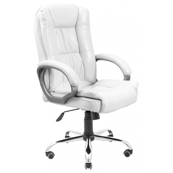 

Офисное Кресло Руководителя Richman California Лаки White Хром М1 Tilt Белое