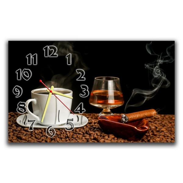

Кухонные настенные часы Aim Кофе и виски, 30х50 см