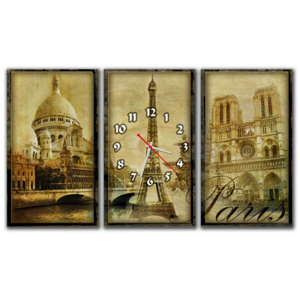 

Модульные настенные часы Aim Paris, 90х52 см
