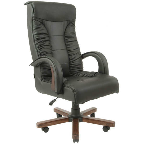 

Офисное Кресло Руководителя Richman Оникс Флай 2230 Wood М1 Tilt Черное