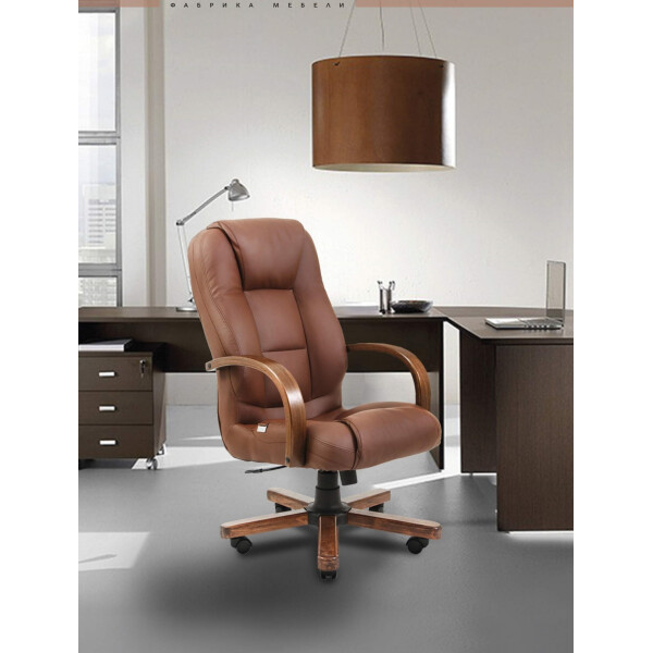 

Офисное Кресло Руководителя Richman Севилья Флай 2213 Wood М1 Tilt Коричневое