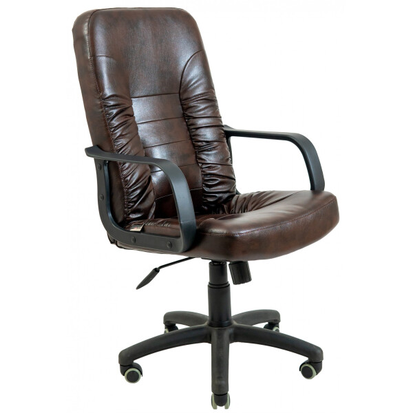 

Офисное Кресло Руководителя Richman Техас Мадрас Dark Brown Пластик М1 Tilt Коричневое