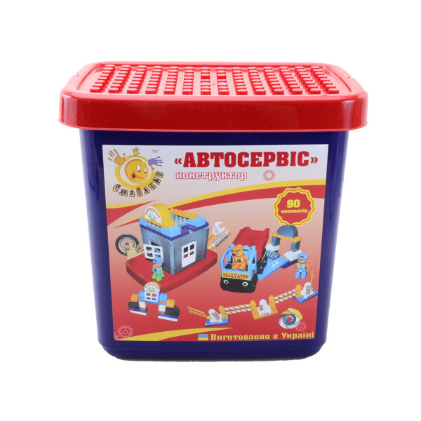 

Конструктор Автосервис 90дет. Фламинго /8/