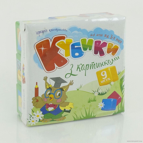 

Кубики с картинками 9шт Азбука Ябл. /20/
