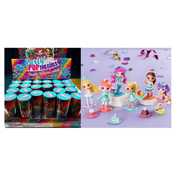 

Кукла Party Pop двойной сюрприз-салют /12/288/