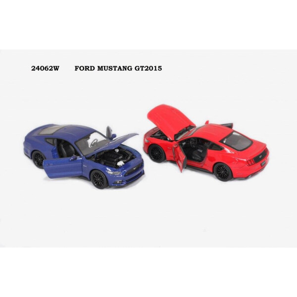 

Welly.Машинка 1:24 FORD MUSTANG GT2015, 2 цв.//