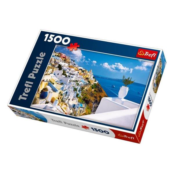 

Пазли - (1500 елм.) - Санторіні, Греція / Trefl