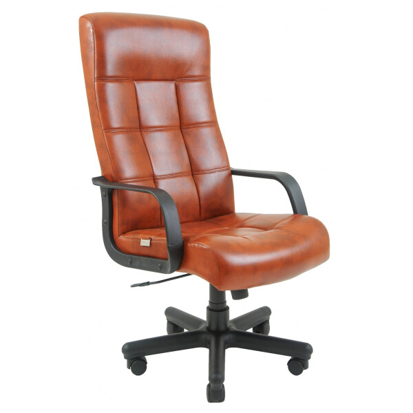 

Офисное Кресло Руководителя Richman Вирджиния Мадрас Cognac Пластик М3 MultiBlock Коричневое
