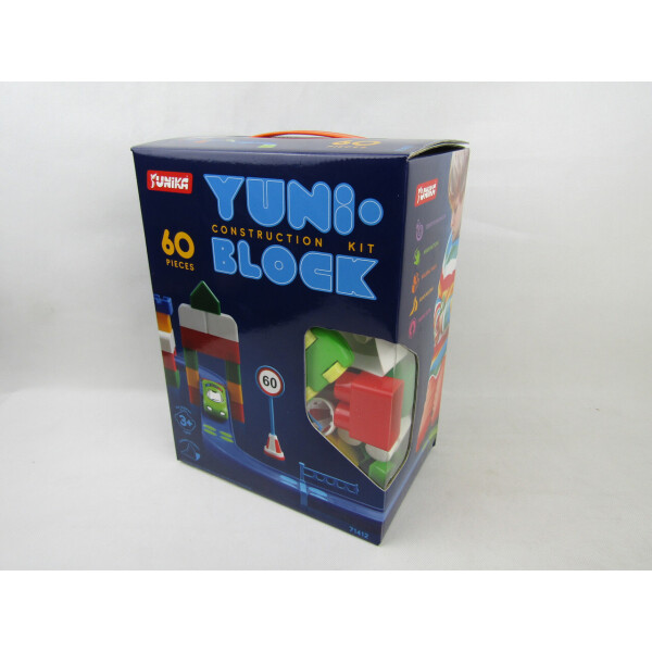 

Конструктор детский ''YUNI-BLOK'' 60дет. в кор. Юника /10/