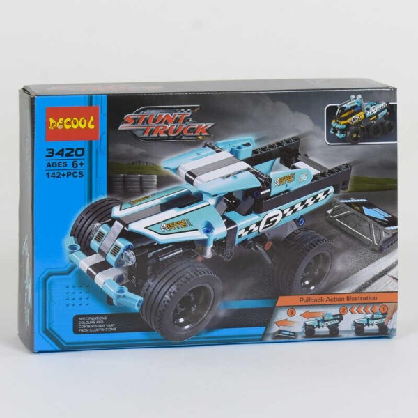 

Конструктор Decool Stunt Truck, 142 детали, в кор. /36-2/