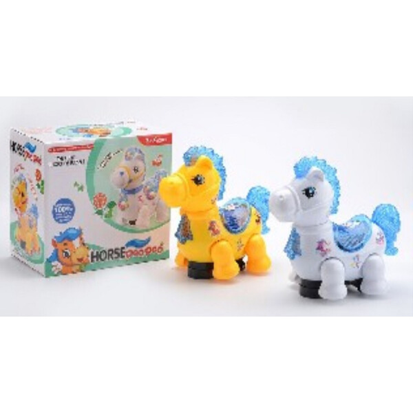 

Муз.животное Лошадка,2 цвета,батар.,свет,звук,в кор. /48-2/