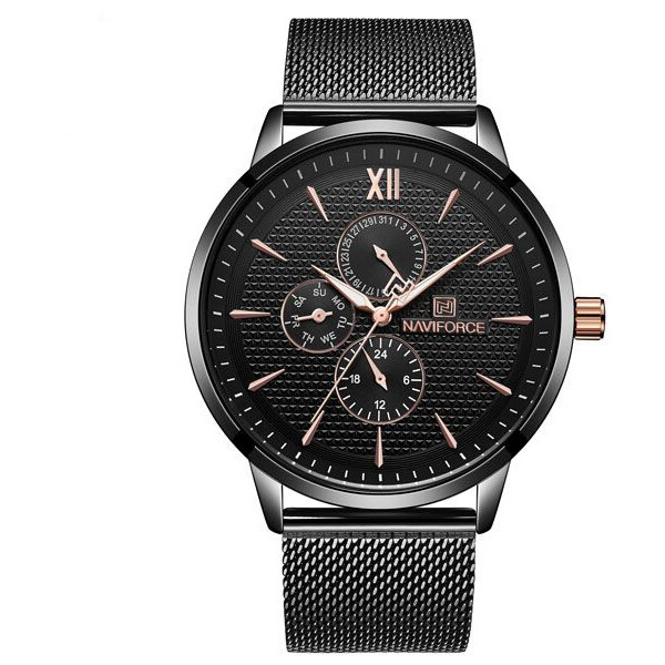 

Naviforce Business Steel Black 3003