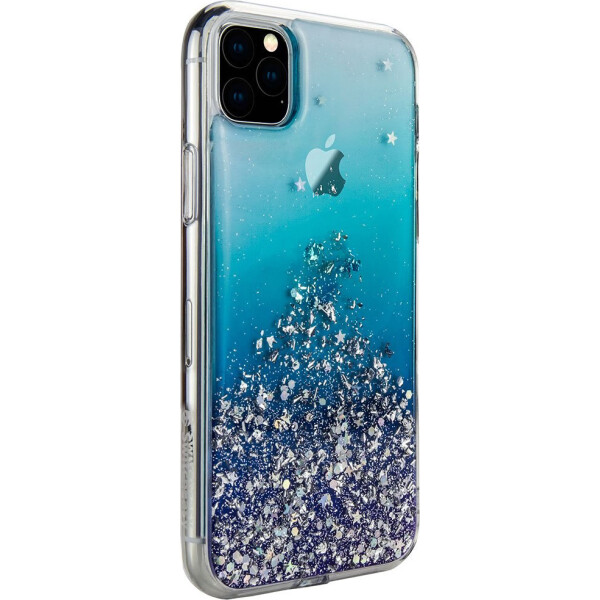 

с блестками SwitchEasy Starfield Crystal синий для iPhone 11 Pro Max