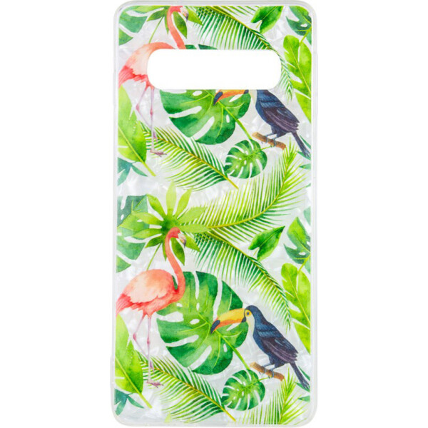 

накладка Glue Case Фламинго для Samsung Galaxy S10 (Зеленый) (708699)