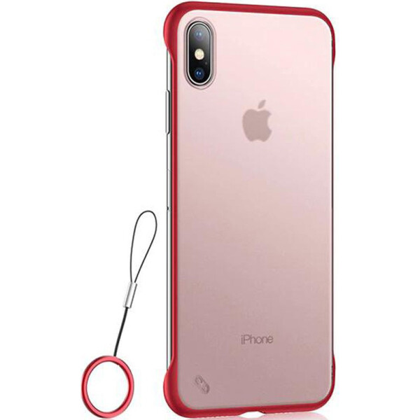

TPU+PC Daddario Edge (+ кольцо) для Apple iPhone X / XS (5.8) (Красный) (715693)