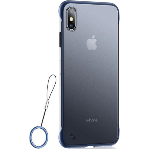 

TPU+PC Daddario Edge (+ кольцо) для Apple iPhone XS Max (6.5) (Синий) (715699)