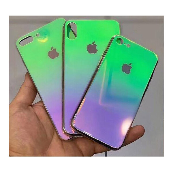 

TPU+Glass Gradient Rainbow с лого для Xiaomi Mi CC9 (Зеленый) (737966)