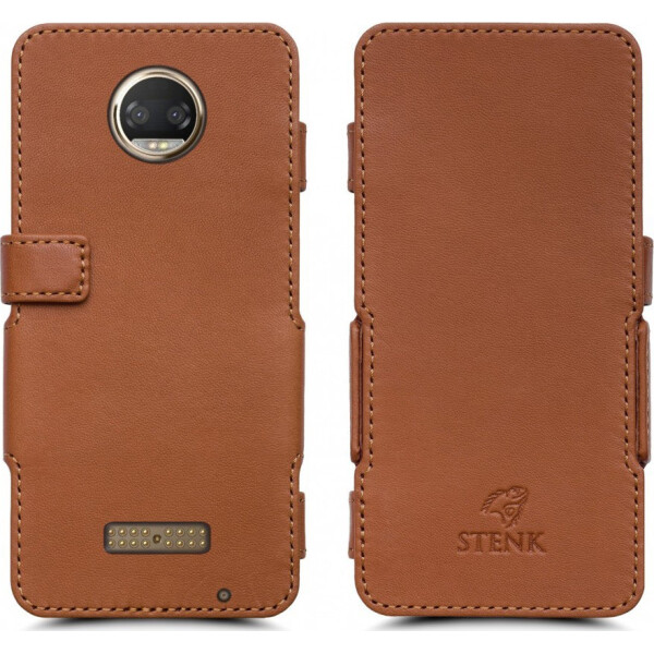 

Чехол книжка Stenk Prime для Motorola Moto Z2 Force (XT1789-06) Camel (59825)