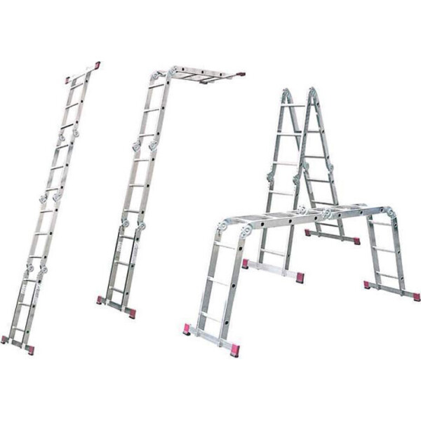 

шарнирная универсальная стремянка KRAUSE 85108 4x3