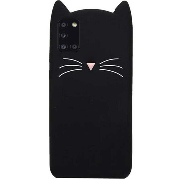

Силиконовая накладка 3D Cat для Samsung Galaxy A31 Черный (133320)