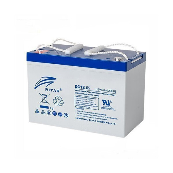 

Аккумуляторная батарея GEL RITAR DG12-65, Gray Case, 12V 65Ah ( 350 х 167 х 182 ) Q1